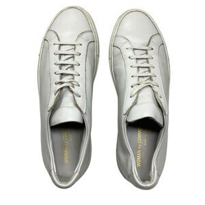 Common Projects Achilles Low Womens 9 EU 40 White Leather Minimal Sneakers